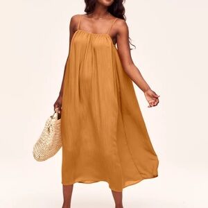 Adore Me Vibrant Orange Dress